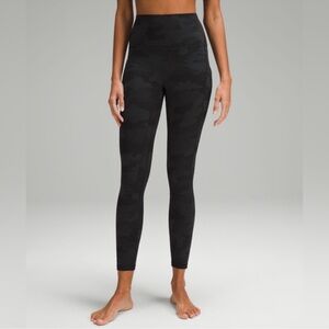Lululemon Athletica Dark Camo Leggings
